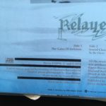 Relayer inside cover showing redacted information
