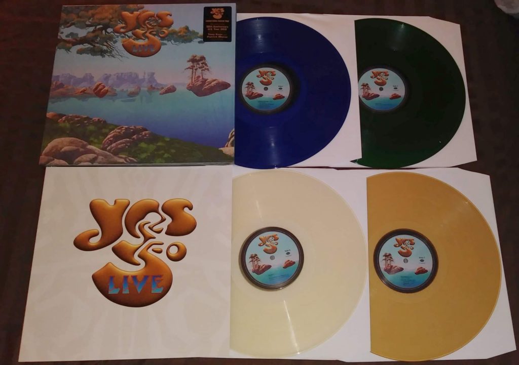 YES50 Live coloured vinyl!